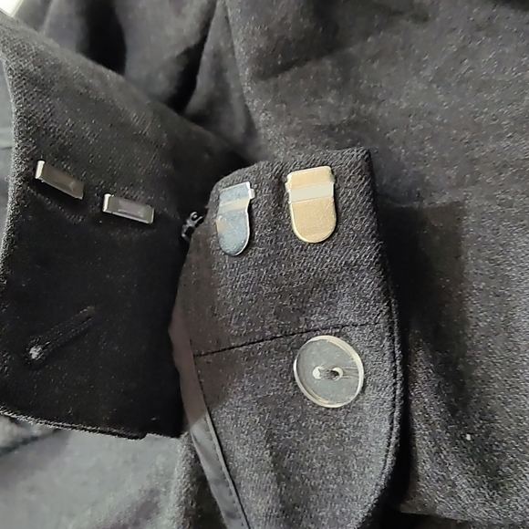 Vintage Anne Klein pants high rise high waisted dark grey office attire Size: 10 - Picture 4 of 7